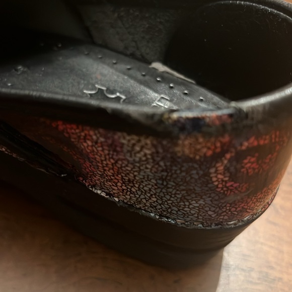 Dansko clog closed back 37 7 multicolored patent - Picture 9 of 9